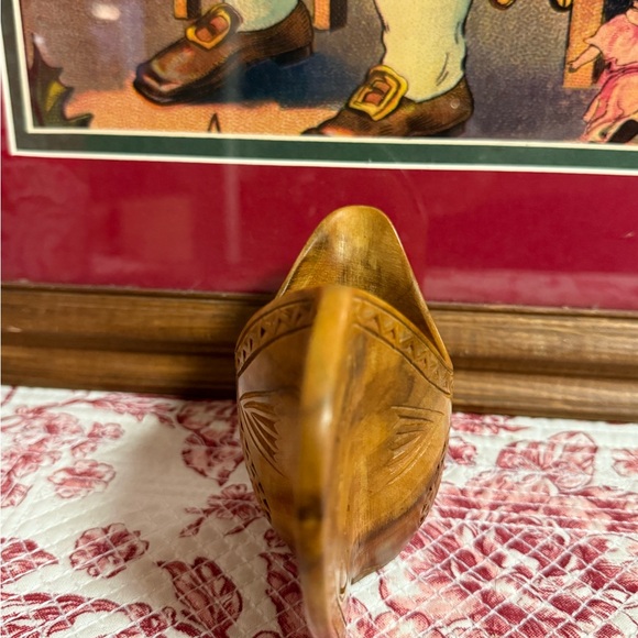 Carved Wooden Decorative Pitcher - Picture 4 of 16